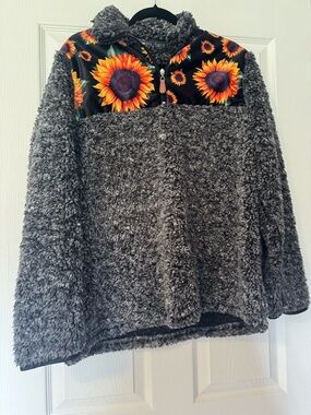 Sunflower Sherpa Pullover